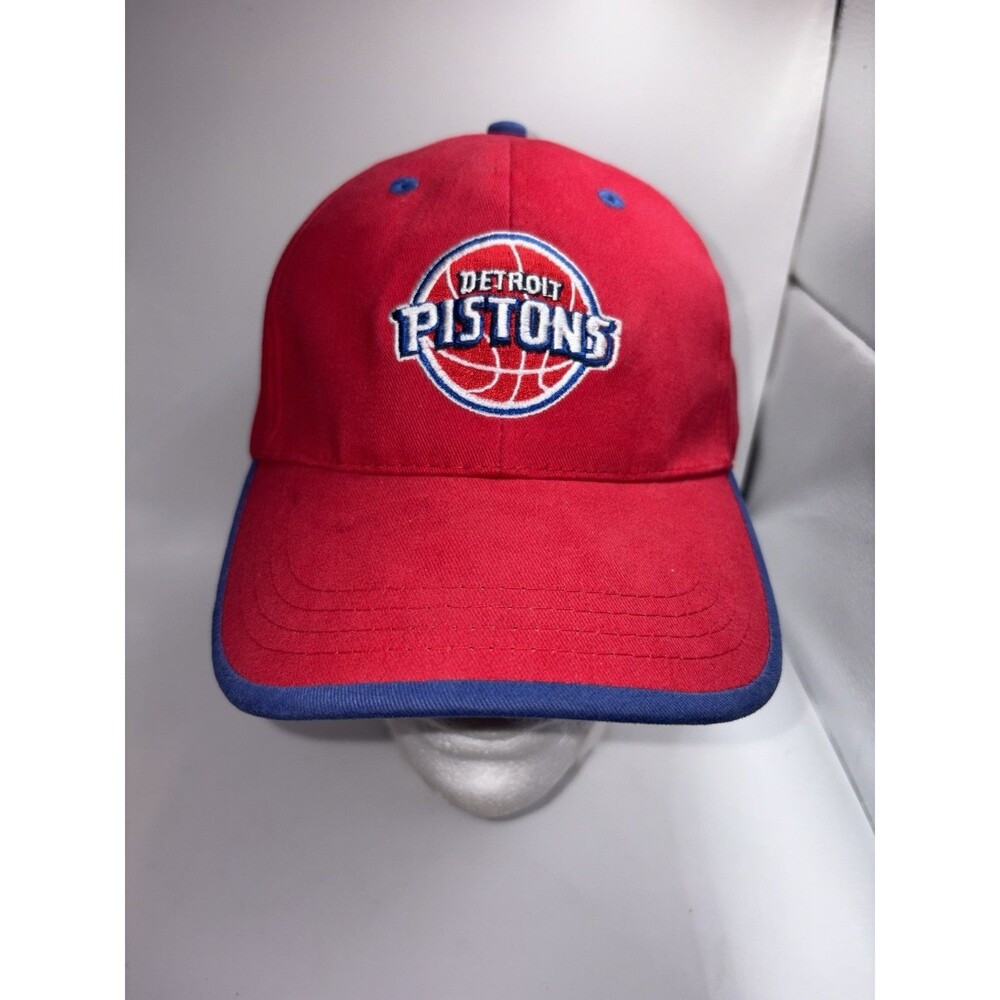 Detroit Pistons NBA Elevation Adult Unisex Cap, Hat Red/Blue